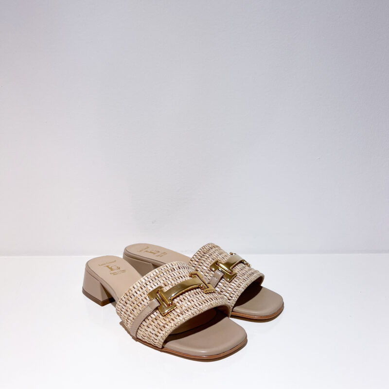 Pantoletten Luca Grossi L238 Beige