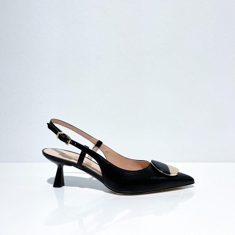 Pumps evaluna 5553 Glam.Nero – Bild 2