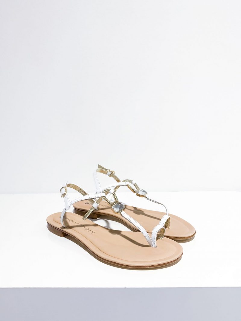 Sandalen Bottega dell'Artigiano 18032 Bianco