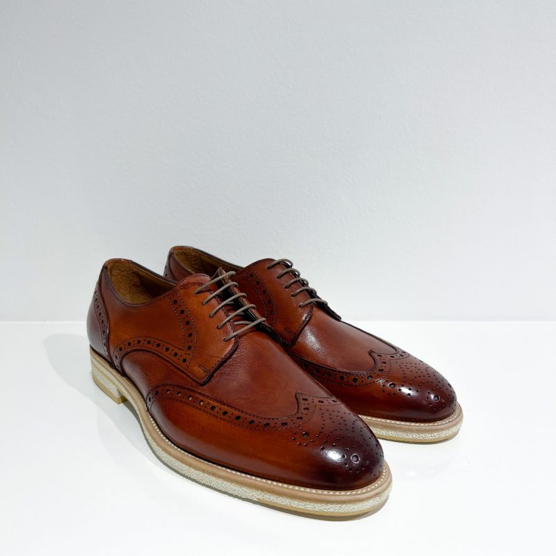 Schnürschuhe Flecs B352 Tan