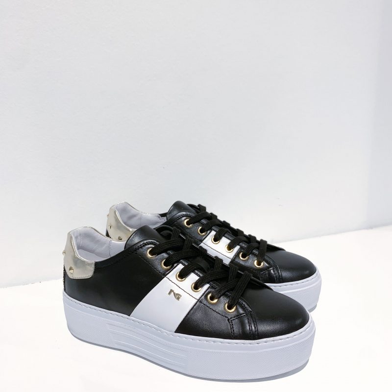 Sneaker Nero Giardini 117011 Ner.Bia